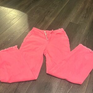Pink jeans